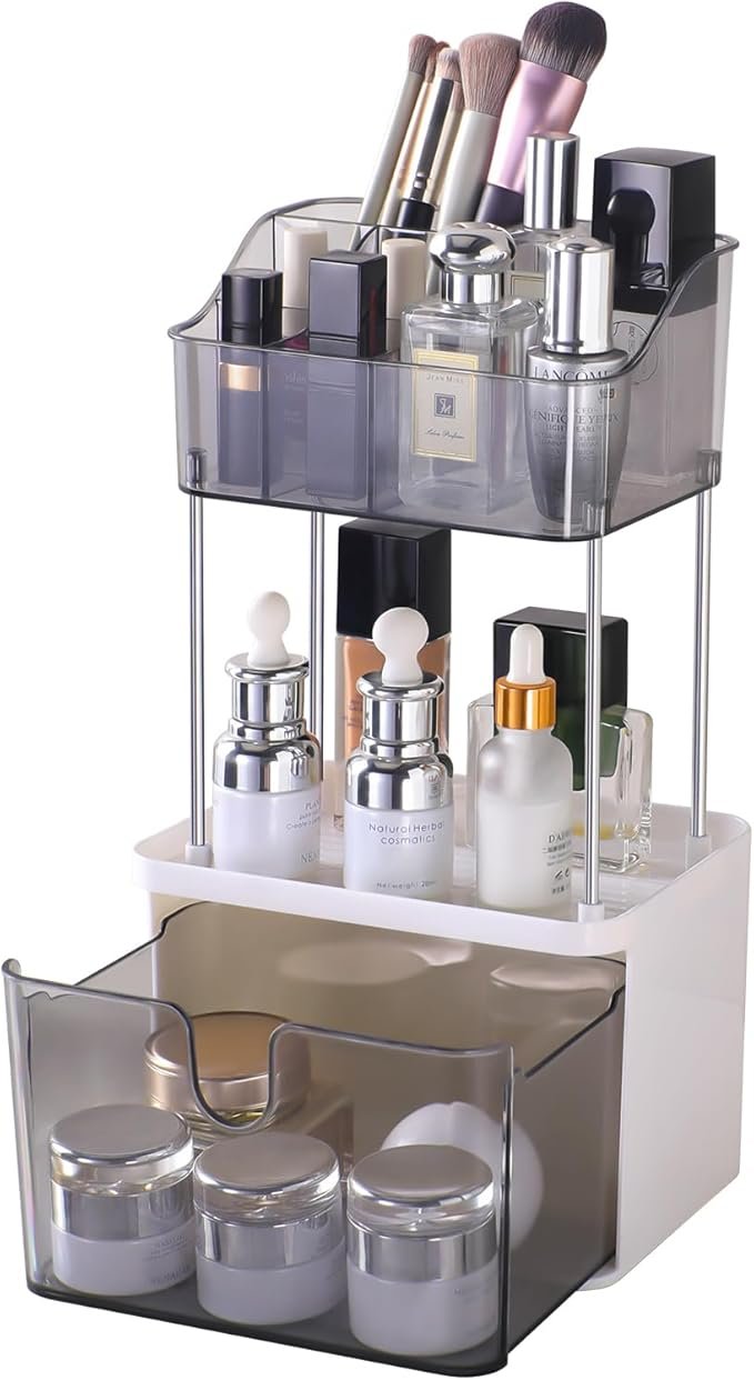 2-Drawer Bathroom Counter Organizer